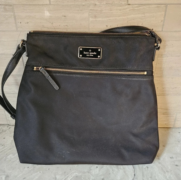 Kate Spade York Blake Avenue Keisha Black Nylon Crossbody Bag - Picture 3 of 9